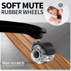 Qusaphy 800lbs Big and Tall Office Chair, Ergonomic Executive Chair with Reclining Backrest, Spring Cushion Seat, Lumbar Support & Ergonomic Armrests for Home Office and Conference Room